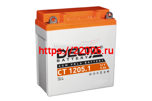 Аккумулятор 12В 5Ач DELTA CT1205.1 (12N5-3B) (кислотный, герметичный) (обр.полярн.) (119*60*129мм) Аккумулятор 12В 5Ач DELTA CT1205.1 (12N5-3B) (кислотный, герметичный) (обр.полярн.) (119*60*129мм)