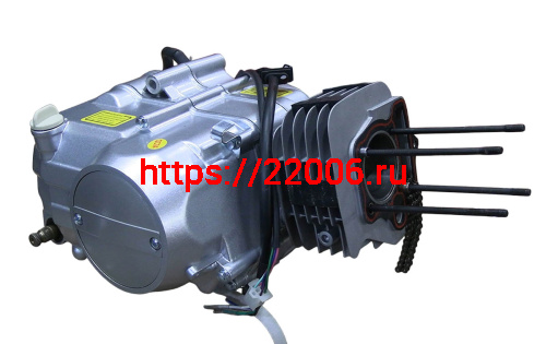 Двигатель 4т. 125 см3 (1P52) АЛЬФА (С120) КПП 4 ступ. авт.сцепление, тюнинг НЕТ ЭЛЕКТРОСТАРТЕРА фото 3