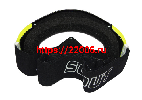 Очки мотокросс/спорт SCOUT (NK-1022) черн/зелен, резинка с силиконом, цветн упаковка фото 2 Очки мотокросс/спорт SCOUT (NK-1022) черн/зелен, резинка с силиконом, цветн упаковка фото 2