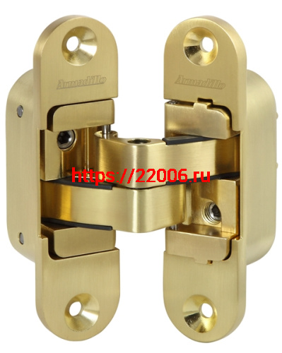 Петля Armadillo (Армадилло) скрытой установки U3D6200R SG правая (Architect 3D-ACH 60) мат. золото 60 кг Петля Armadillo (Армадилло) скрытой установки U3D6200R SG правая (Architect 3D-ACH 60) мат. золото 60 кг