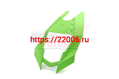 Облицовка фары передняя зеленая SAGA