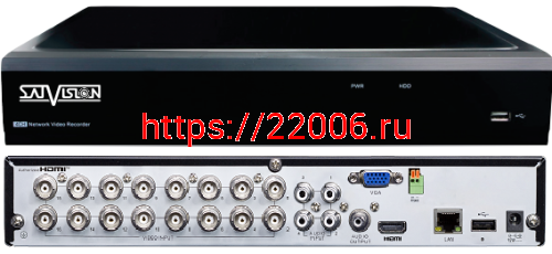 SVR-6115P v4.0 видеорегистратор гибридный SVR-6115P v4.0 видеорегистратор гибридный