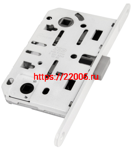 B06102.50.FM AGB (АГБ) (=B04102, B05102) Защелка врезная WC (белый) тех. уп. без отв. пл. MEDIANA POLARIS