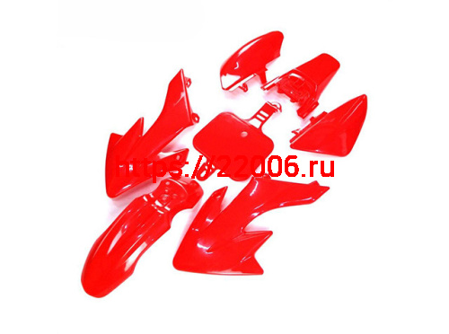 Комплект пластика для питбайка CRF50 (красный)