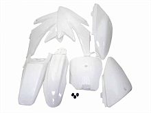 Комплект пластика для питбайка  KAYO-140/155 (белый)