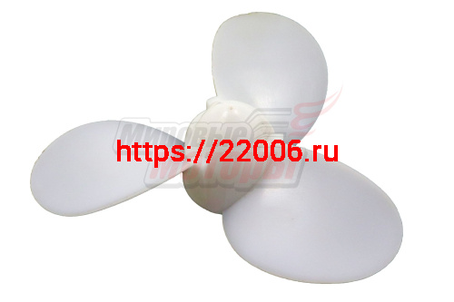 Винт 7 1/4*5 (шаг 5) (шпонка) (пластик) для лодочного мотора/насадки "ЛМ" на мотокосу Винт 7 1/4*5 (шаг 5) (шпонка) (пластик) для лодочного мотора/насадки "ЛМ" на мотокосу