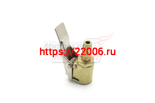 Наконечник насоса Алюминиевый (оцинкованный) ЕВРО (с прищепкой) Наконечник насоса Алюминиевый (оцинкованный) ЕВРО (с прищепкой)