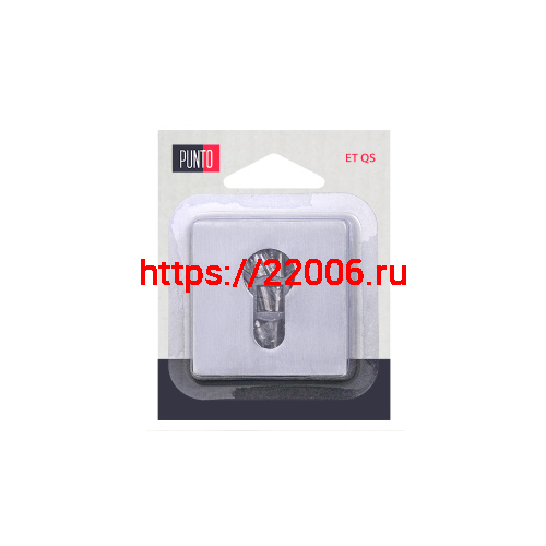 Накладка Punto (Пунто) под цилиндр LM/A ET.K.QS52 SSC-16 сатинированный хром Накладка Punto (Пунто) под цилиндр LM/A ET.K.QS52 SSC-16 сатинированный хром