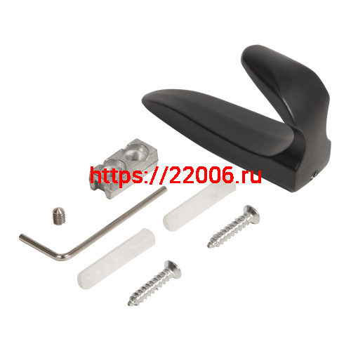 Крючок Ajax (Аякс) настенный MB-LM/K-002 BL черный фото 4 Крючок Ajax (Аякс) настенный MB-LM/K-002 BL черный фото 4