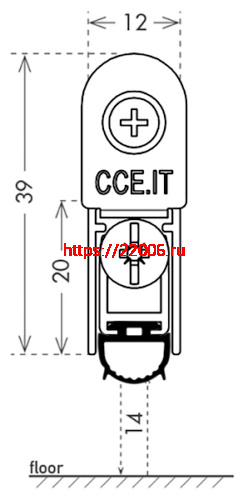 Автоматический Armadillo (Армадилло) порог EASY TREND SQ cod. ASTDSQ, B4/430 фото 2 Автоматический Armadillo (Армадилло) порог EASY TREND SQ cod. ASTDSQ, B4/430 фото 2