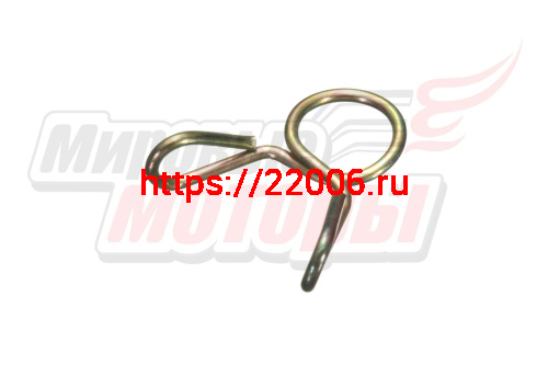 Хомут шланга пружинный, проволочный, одновитковый, диаметр 4 мм Хомут шланга пружинный, проволочный, одновитковый, диаметр 4 мм