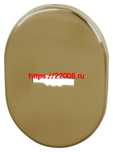 Накладка Fuaro (Фуаро) на сувальдный замок ESC.S.SF/OV.475 (ESC 475) GP латунь