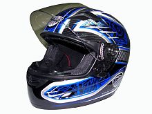 Мотошлем THH TS-39 №8 black/blue (M)