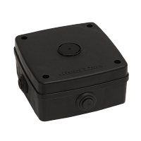 SVK-J32WP Пластиковая  монтажная коробка   (Пластик, цвет черный, IP56)