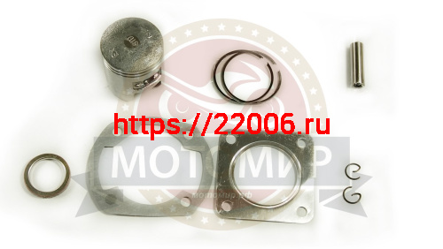 Поршневая группа HONDA TACT 50 AF-16/09 палец 10 мм (41 мм) в сборе фото 2