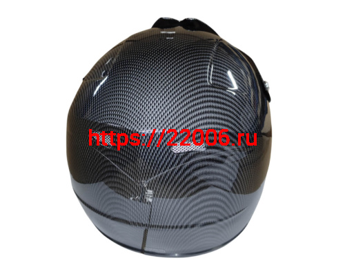 Шлем кроссовый KIRIN QL-B07, карбон, синий, размер XL фото 4