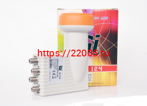 GI-124 Circular QUAD LNB Supreme 0.1db Конвертор (НТВ+ ТРИКОЛОР) GI-124 Circular QUAD LNB Supreme 0.1db Конвертор (НТВ+ ТРИКОЛОР)