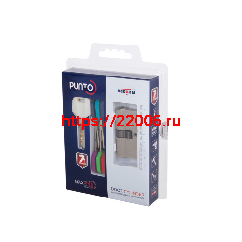 Цилиндровый Punto (Пунто) механизм MaxPro7000Key70mm(30+10+30) SN никель 7key фото 2