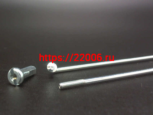 Спицы велосипедные с ниппелем 192мм (компл.-144шт) Спицы велосипедные с ниппелем 192мм (компл.-144шт)