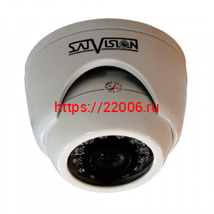 SVC-D892 AHD видеокамера цв. купольная с ИК 1/4"  2,8мм (2Mpix)