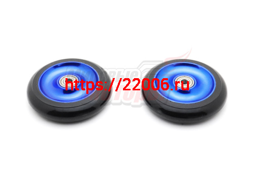 Колеса для самокатов ТРЮКОВЫХ 100мм с подш.(ЛИТЫЕ, цвета: зеленый,синий,красный) (пара) Колеса для самокатов ТРЮКОВЫХ 100мм с подш.(ЛИТЫЕ, цвета: зеленый,синий,красный) (пара)