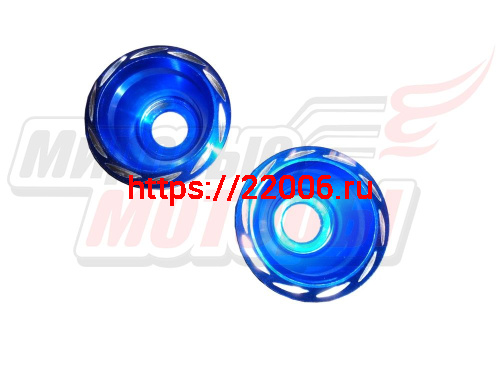 Наконечник перьев передней вилки HERO (синий) Наконечник перьев передней вилки HERO (синий)