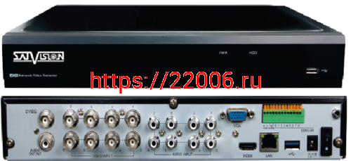SVR-8115F v3.0 видеорегистратор гибридный фото 2