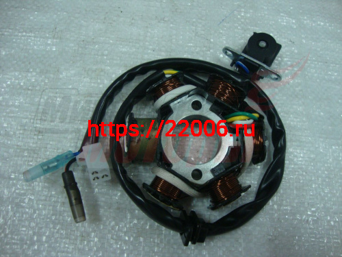 Зажигание без маховика 125 см3 (6 катушек, разъёмы: 3+1+1) Зажигание без маховика 125 см3 (6 катушек, разъёмы: 3+1+1)