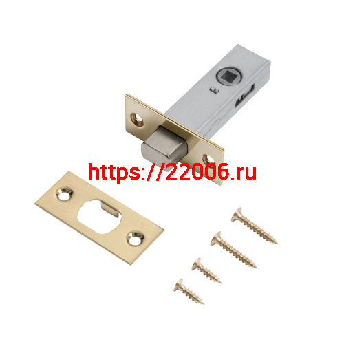 Задвижка Ajax (Аякс) врезная METDF-45 (DF-45) SSG сатин.золото фото 2