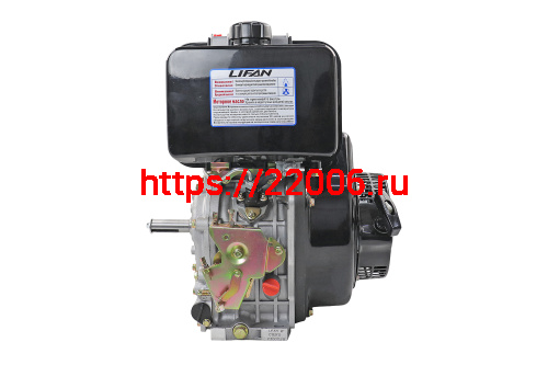 Двигатель LIFAN 12,5 л.с. C192FD с катушкой 7А (дизельный, эл.стартер, цилиндр.вал d=25мм) фото 4 Двигатель LIFAN 12,5 л.с. C192FD с катушкой 7А (дизельный, эл.стартер, цилиндр.вал d=25мм) фото 4