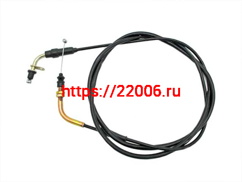 Трос газа (прямая планка) 139QMB 50cc L-195см Трос газа (прямая планка) 139QMB 50cc L-195см