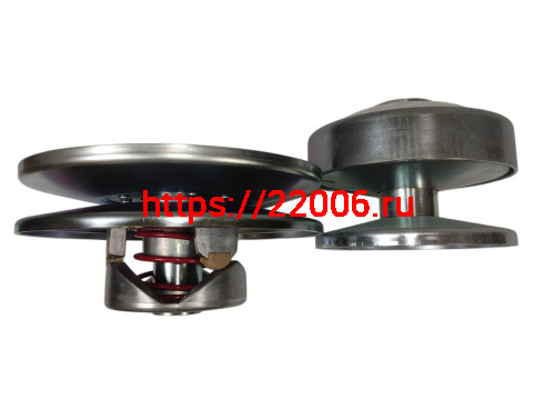 Вариатор TAV2 40, на вал 19, в комплекте 2 шкива, КЛИНОВОЙ (вариатор-19.2мм, ведомый диск - 16.1мм)