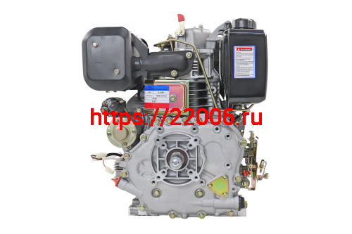 Двигатель LIFAN 10 л.с. C186FD с катушкой 7А Шлицевой вал 25 мм ( дизельный, Электростартер) фото 3 Двигатель LIFAN 10 л.с. C186FD с катушкой 7А Шлицевой вал 25 мм ( дизельный, Электростартер) фото 3