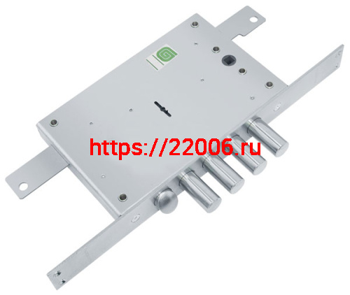 Замок Guardian (Гардиан) врезной сувальдный с защёлкой ЗВ 21.12 (без планки), 5 кл. /123:52/