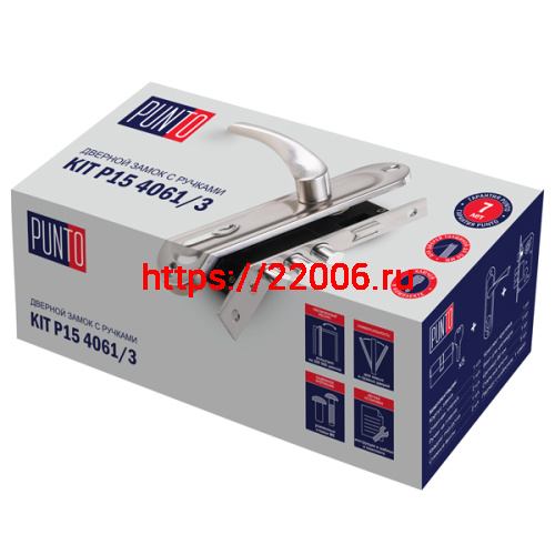 Замок Punto (Пунто) цилиндровый в комплекте с ручкой LOCKSET15.CRONA.4061-3 (KIT P15 4061/3 CRONA) AB бронза фото 2 Замок Punto (Пунто) цилиндровый в комплекте с ручкой LOCKSET15.CRONA.4061-3 (KIT P15 4061/3 CRONA) AB бронза фото 2