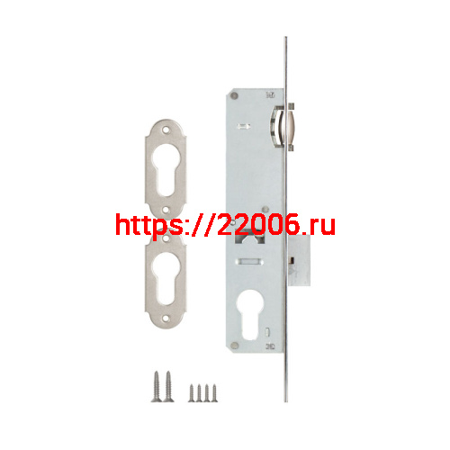 Корпус Kale kilit (Кале килит) узкопрофильного замка с роликовой защёлкой 155/P (25 mm) w/b (хром) (без отв. планки) фото 2 Корпус Kale kilit (Кале килит) узкопрофильного замка с роликовой защёлкой 155/P (25 mm) w/b (хром) (без отв. планки) фото 2