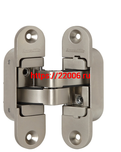 Петля Armadillo (Армадилло) скрытой установки U3D4200R SN правая (Architect 3D-ACH 40) мат. никель 40 кг Петля Armadillo (Армадилло) скрытой установки U3D4200R SN правая (Architect 3D-ACH 40) мат. никель 40 кг