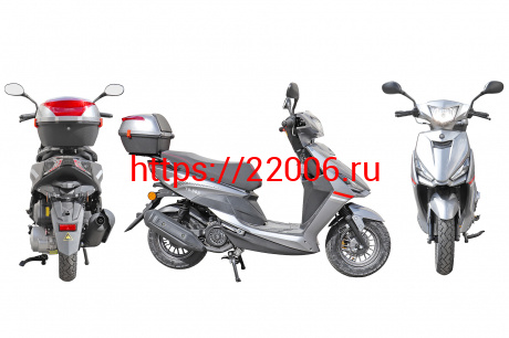 Скутер JOG 49сс серый (150)(10,8л.с., обод 10", тормоза: диск.перед/бараб зад.) Скутер JOG 49сс серый (150)(10,8л.с., обод 10", тормоза: диск.перед/бараб зад.)