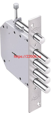 Замок Elbor (Эльбор) врезной сувальдный с задвижкой Базальт 1.05.02, 5 кл. /00396/ Замок Elbor (Эльбор) врезной сувальдный с задвижкой Базальт 1.05.02, 5 кл. /00396/