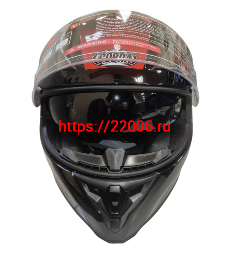 Шлем интеграл COBRA EC H128, серый/оранж, серый/син, черн/крас, черн/лайм, черн/оранж, размер L фото 2