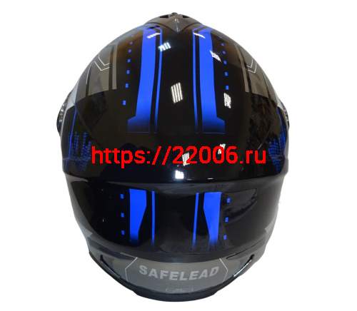 Шлем интеграл "Safelead" HF-122 черный Q162, размер S фото 5 Шлем интеграл "Safelead" HF-122 черный Q162, размер S фото 5