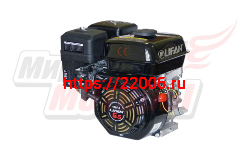Двигатель LIFAN 6,5 л.с. 168F-2 (196cc, 4,8кВт, бенз., вал d19) Двигатель LIFAN 6,5 л.с. 168F-2 (196cc, 4,8кВт, бенз., вал d19)
