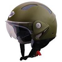 Мотошлем THH T-9 matte dark green (S)