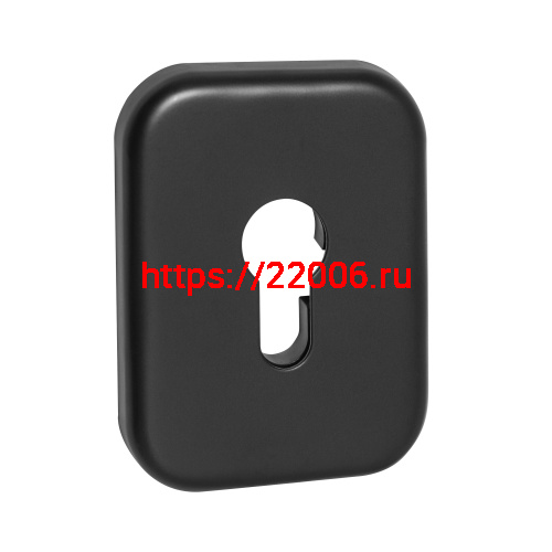 Накладка Fuaro (Фуаро) на цилиндр ESC.C.TRD/K.486 BL-24 черный (1 шт.)