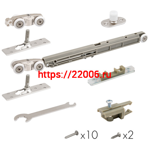 Комплект Armadillo (Армадилло) для раздвижных дверей SLD.Comfort-PRO.SET3.soft close+roller/80 Комплект Armadillo (Армадилло) для раздвижных дверей SLD.Comfort-PRO.SET3.soft close+roller/80