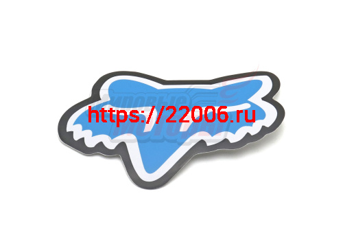 Наклейка "Голова лисы из FOX RACING" (9x9)