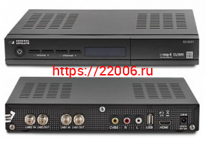 GS-6301 приемник цифровой спутниковый General Satellite GS-6301 приемник цифровой спутниковый General Satellite