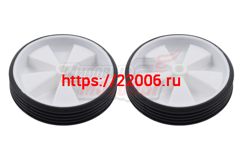 Колеса опорные запасные 110мм (пластик) (пары) разные цвета без крепежа Колеса опорные запасные 110мм (пластик) (пары) разные цвета без крепежа