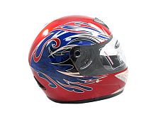 Мотошлем YM-802 красный (XL)