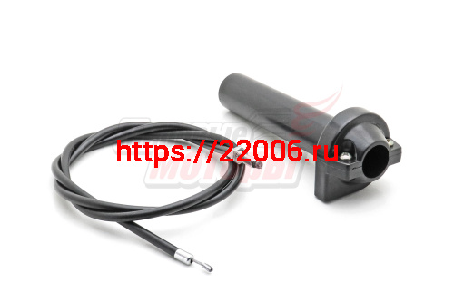 Ручка газа с тросом в сборе Мопед (1ск) Д8 (ручка газа Восход ст/о со спец.тросом) Ручка газа с тросом в сборе Мопед (1ск) Д8 (ручка газа Восход ст/о со спец.тросом)